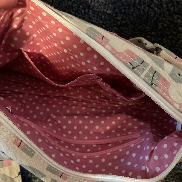 Bungalow 360 Elephant Canvas Satchel - Picture 9 of 12